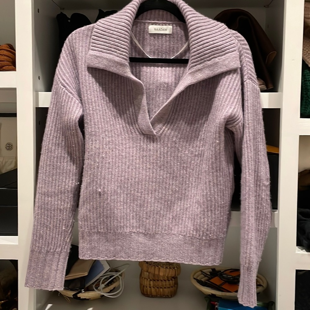 Naadam Cashmere Lilac sweater